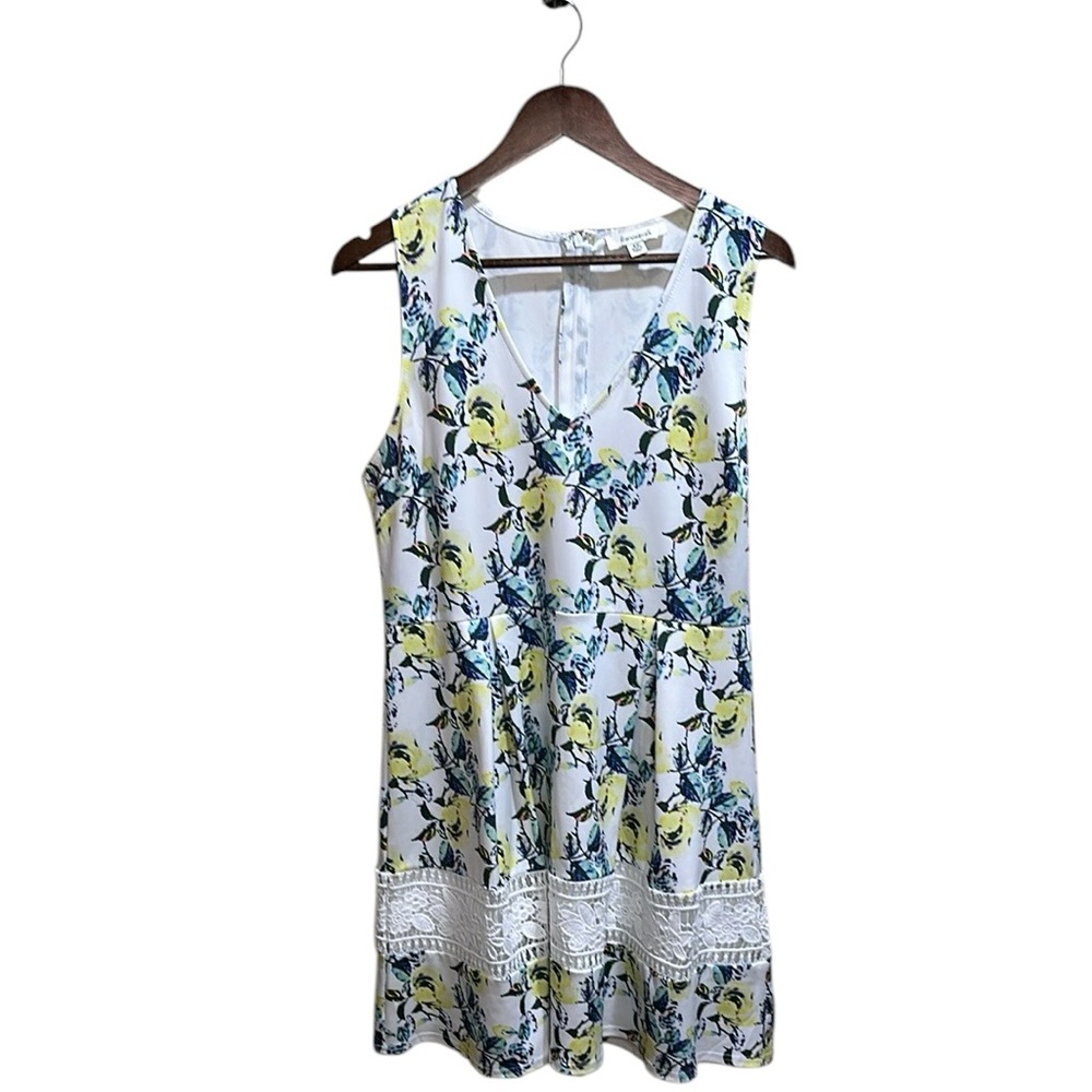 Francesca’s size XL lemon print sleeveless dress